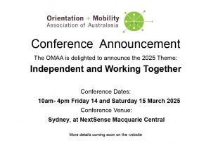 OMAA Conference 2025 save the date poster